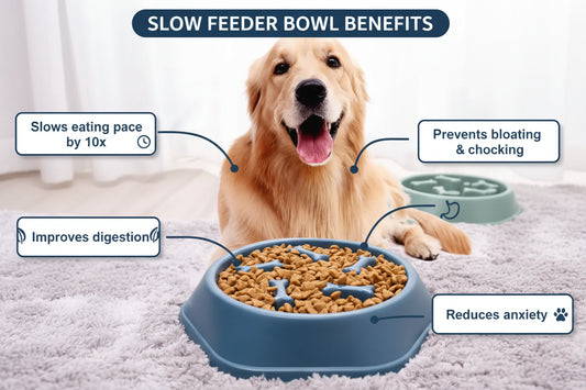 Slow Feeder Pet Bowl