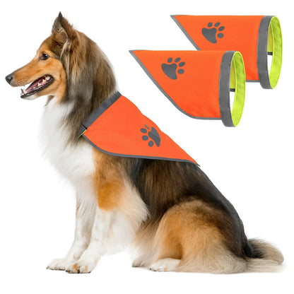 Dog Bandana Hi-Visibility Reflective 2-Pack