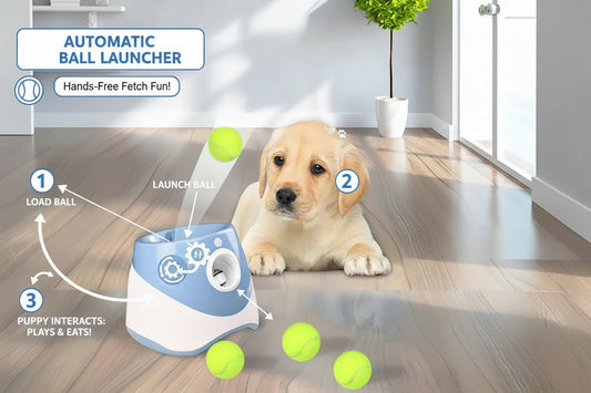 Automatic Dog Tennis Ball Launcher